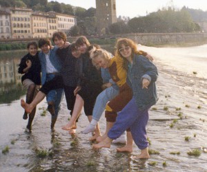 V rieke Arno vo Florencii v nedeľu 28. apríla 1991