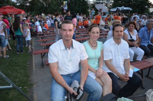 Odborná porota 20. DFF Zlatá brána: (zľava) Mgr. Jaroslav Gabríny, Mgr. Anna Medveďová Gašková a Ervín Malina (foto: J. Pániková) 