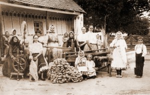 Porota Miestneho spoločenstva Gospođinci odmenila fotografiu Spracovanie konopí v Kysáči z roku 1932, ktorú zaslal M. Ďurovka