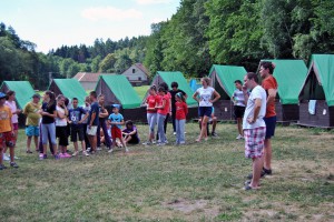 Mládež z Plandištskej obce počas tohtoročného pobytu v tábore Ochoz v Česku