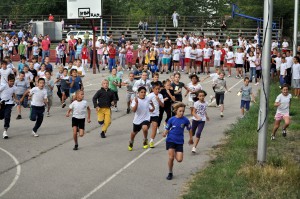 Štart Petrovského maratónu na Námestí slobody roku 2008