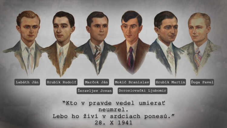 Múzeum vojvodinských Slovákov pri tejto príležitosti uverejnilo aj spoločnú fotografiu portrétov popravených