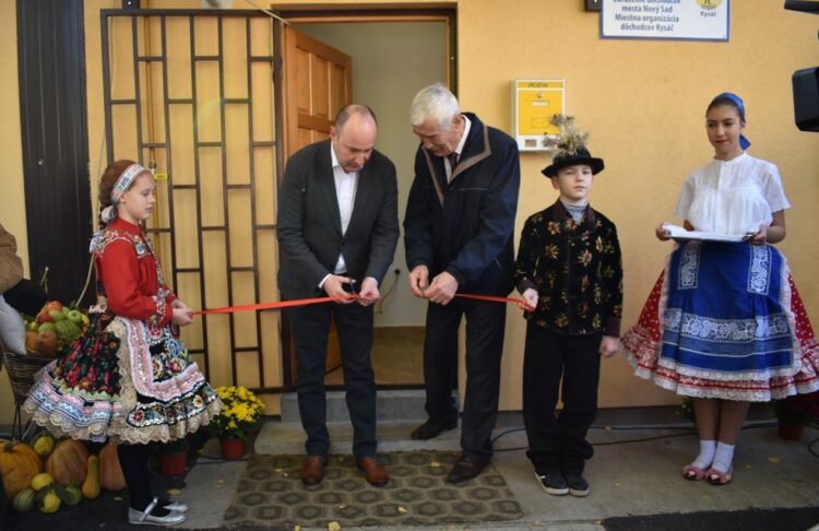 Slávnostné otvorenie Domu  penzistov v Kysáči