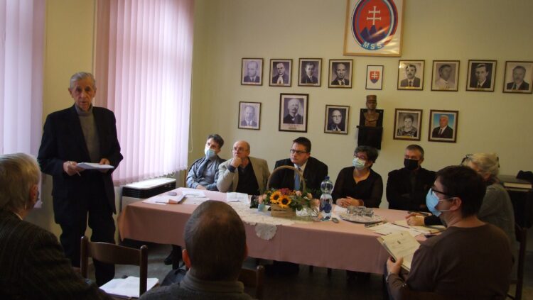 Diskusia čestného predsedu Matice slovenskej Rastislava Surového