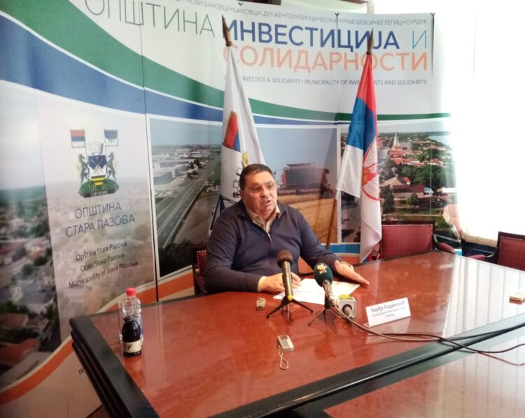 Predseda Obce Stará Pazova Đorđe Radinović