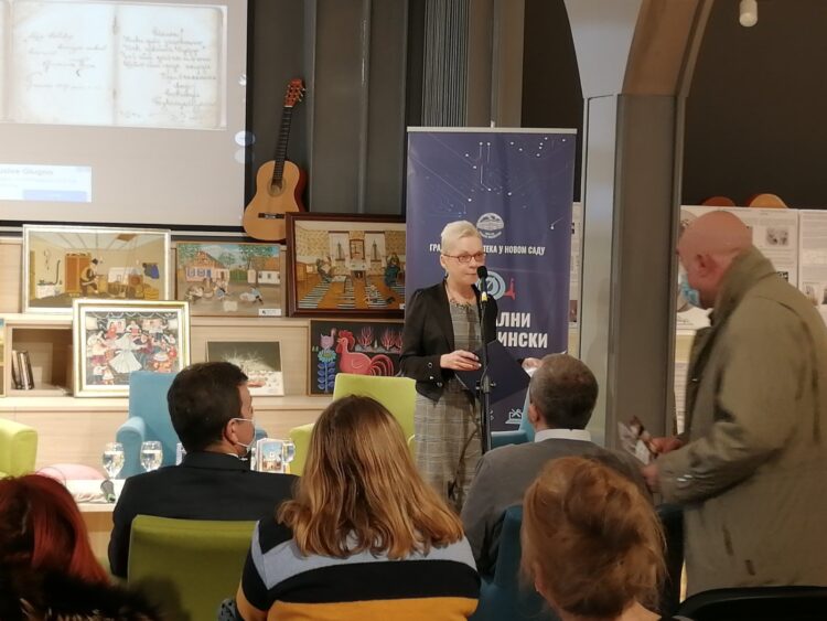 Anna Žolnajová-Barcová, riaditeľka GIU, predstavila činnosť galérie (foto: z archívu GIU)