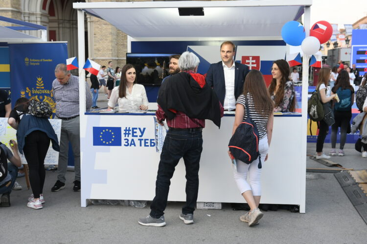 Svoj stánok malo aj Veľvyslanectvo Slovenskej republiky v Belehrade