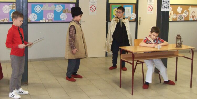 Žiaci zahrali divadielko zo života sv. Sávu