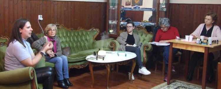 Návštevníčky prednášky v Spolku kulpínskych žien