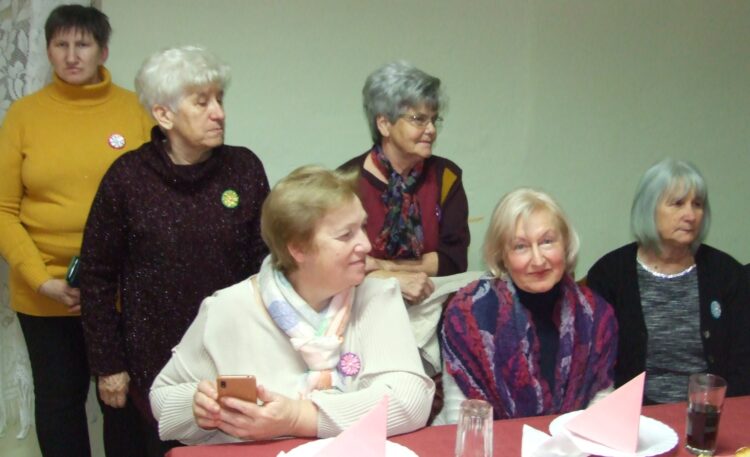 Časť spolkárok na oslave jubilea