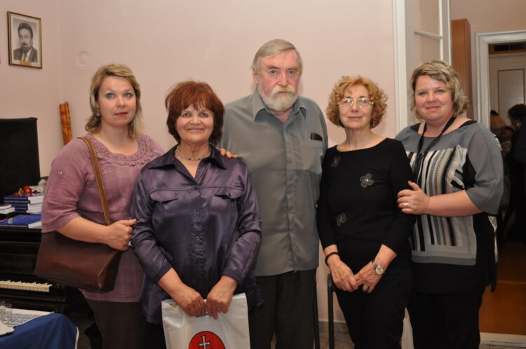 Samuel Boldocký v kruhu svojej rodiny pri sedemdesiatke