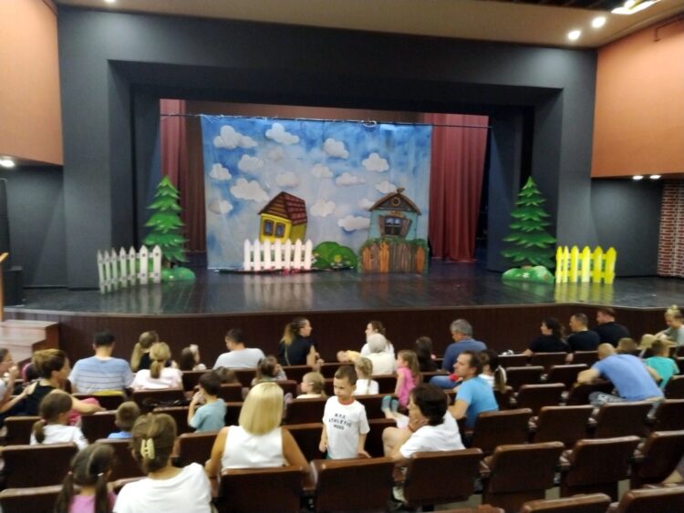 Prvé divadelné predstavenie v rámci Detského kultúrneho leta bolo zahrané v divadelnej sále