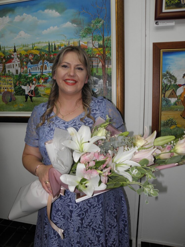 Marína Petríková, autorka výstavy