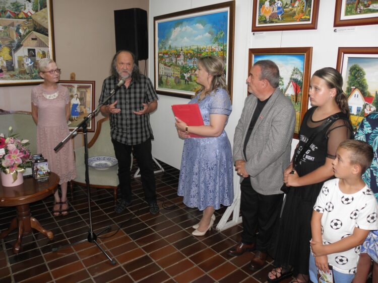 Záber z vernisáže