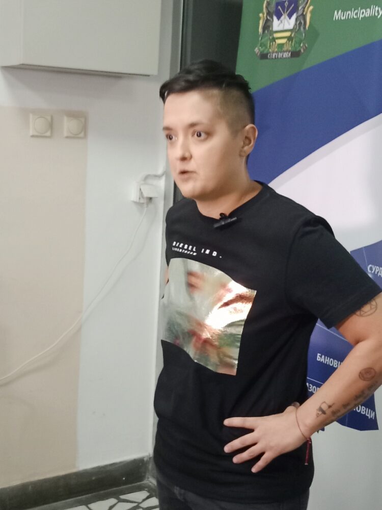 Marija Šerifovićová na tlačovej besede