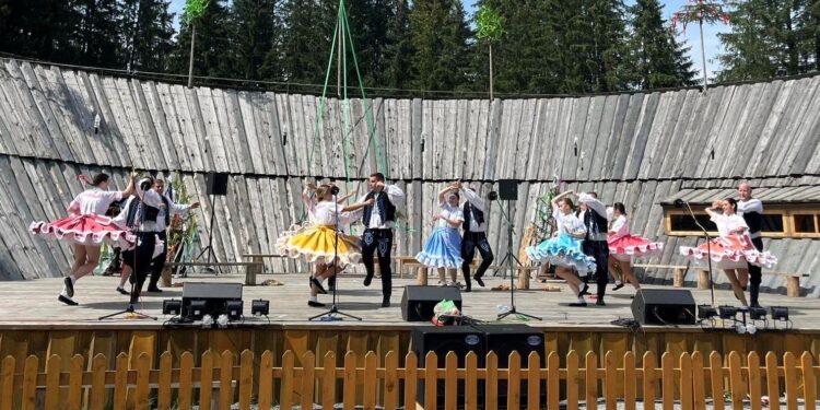 Festivalové vystúpenie novosadských šafárikovcov (foto: z archívu SKC P. J. Šafárika)