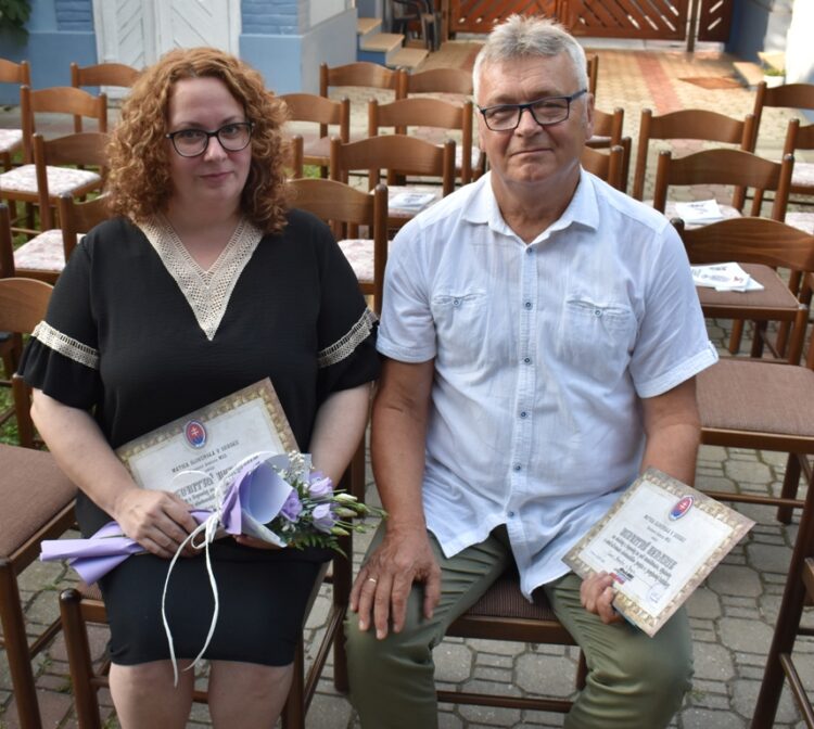 Z troch laureátov učiteľského ocenenia na stretnutí boli dvaja: Marta Pavčoková a Ján Hemela