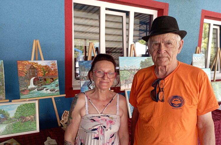 Výtvarný tábor invalidov práce z Banátu: pozitívna tvorivá nálada