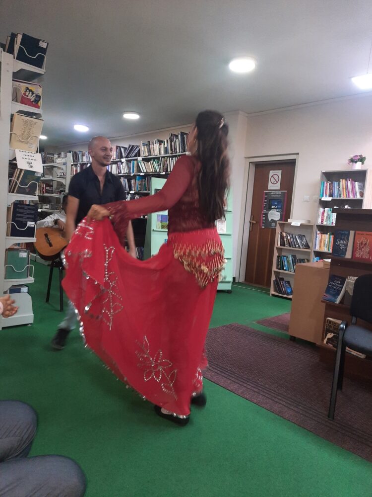 Tanečníci Daniela a Bojan Jovanovićovci