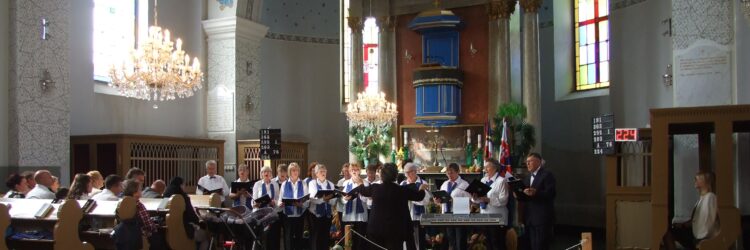 Vystúpenie cirkevného spevokolu