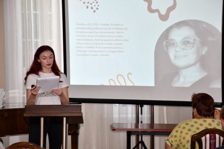 Martina Moldovanová sa zamerala na tvorivé obzory spisovateľky Dagmar Márie Anoca