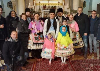 Koledníci, hudobníci a výrobný štáb (foto: z archívu Súdiovcov)