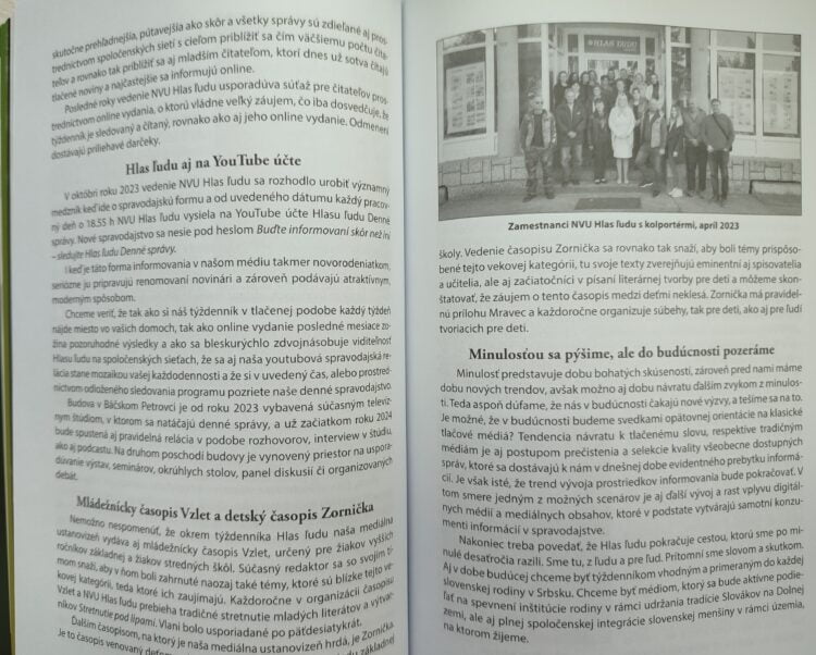 V Národnom kalendári aj o Hlase ľudu