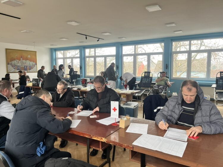 Z akcie darcovstva krvi v Kovačici (Foto: z archívu ČK Kovačica)