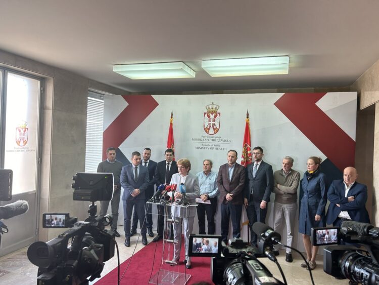Platformu predstavila ministerka zdravotníctva Danica Grujičićová (foto: srbija.gov.rs)