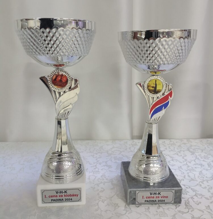 Poháre pre najlepších výrobcov vína a klobásy