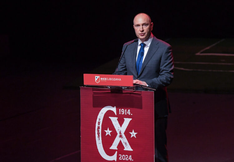 Primátor Nového Sadu Milan Đurić (foto: FK Vojvodina)