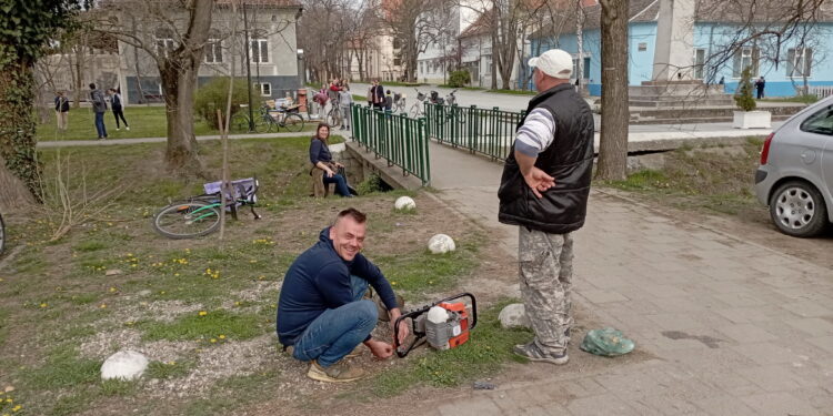 Príprava pred chytením sa do práce