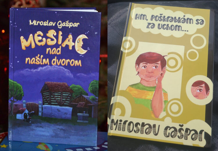 Obálky kníh Miroslava Gašpara