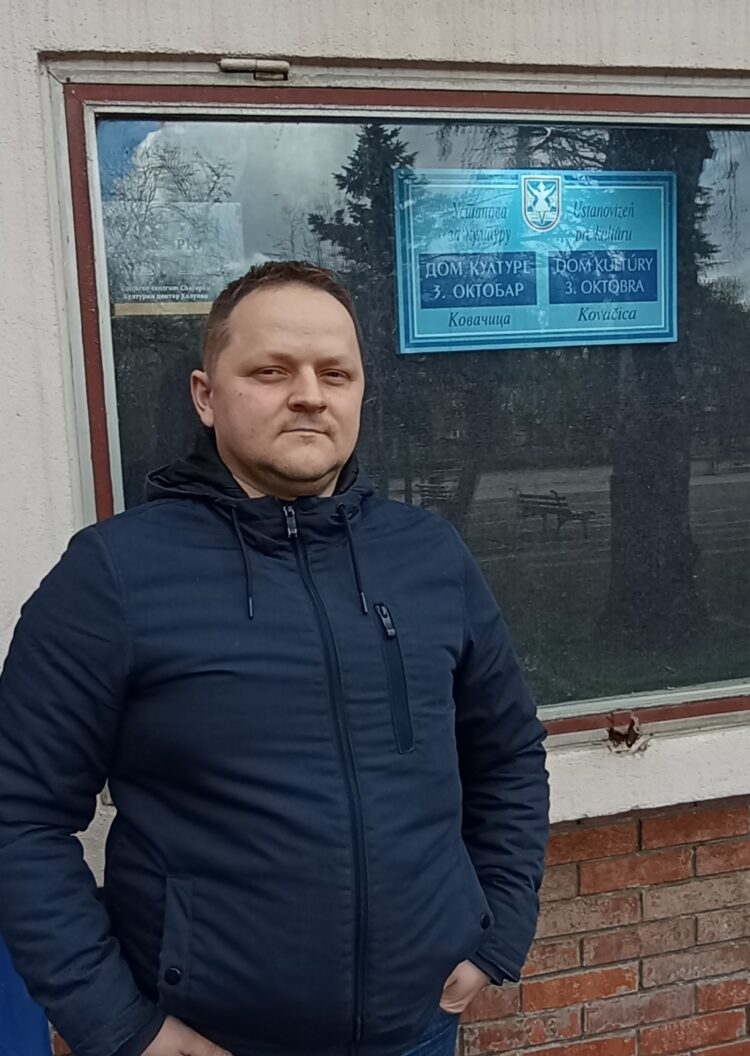 Ján Tomáš, riaditeľ kovačického Domu kultúry 3. októbra