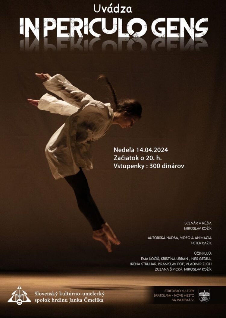 Divadelné predstavenie In Periculo Gens (plagát)