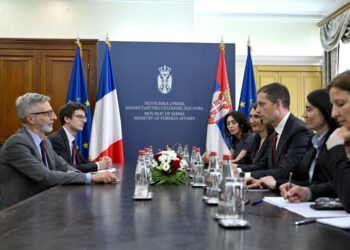 Zo stretnutia s veľvyslancom
Francúzskej republiky (Foto: srbija.gov.rs)