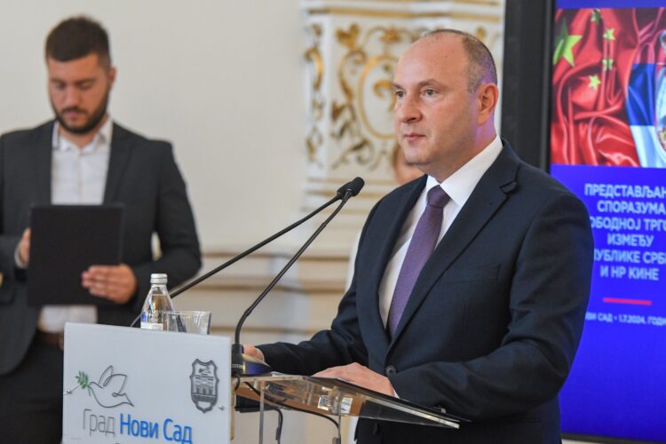 Primátor Nového Sadu Milan Ðurić