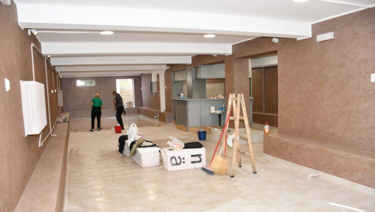 Záver úprav na pivničných priestoroch v SVD