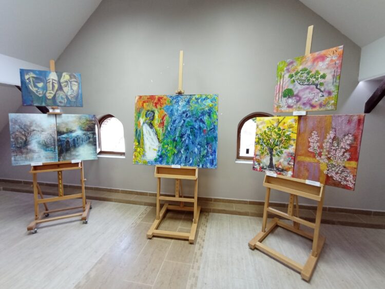 Časť vystavených prác