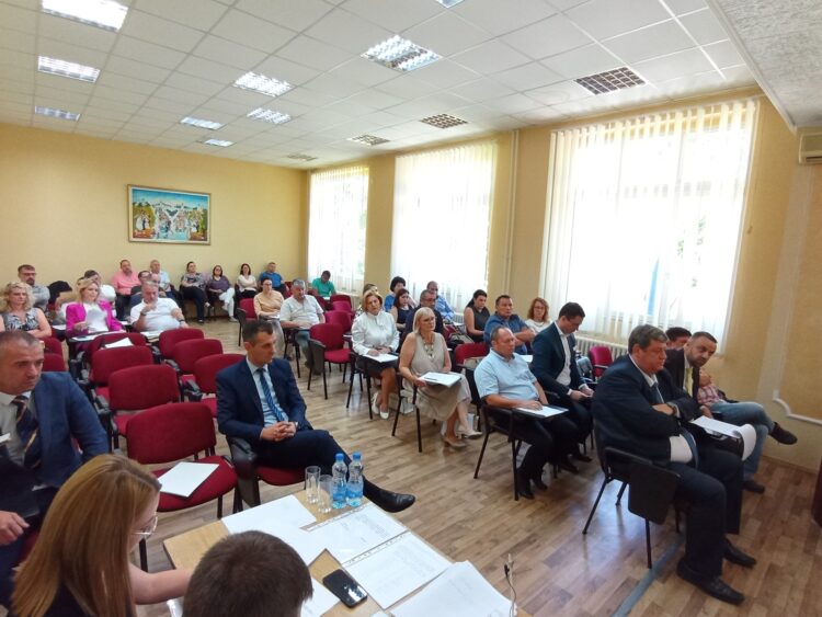 Záber z konštitutívneho zasadnutia ZO Kovačica