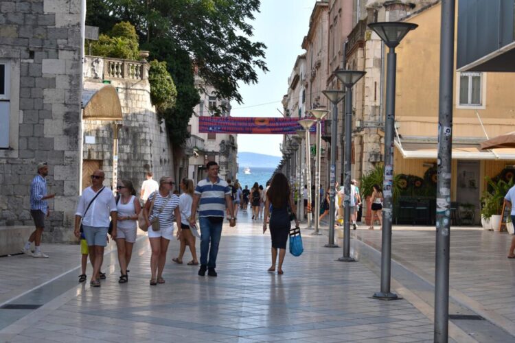 Split je takisto medzi najnavštevovanejšími mestami v Chorvátsku