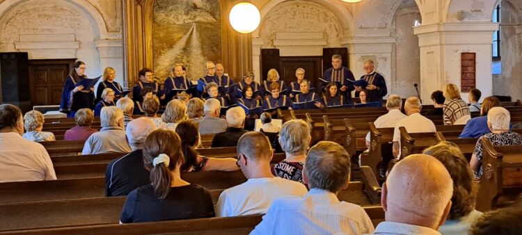 Z vystúpenia spevokolu Tília v Modre (foto: z archívu SEAVC v Starej Pazove)