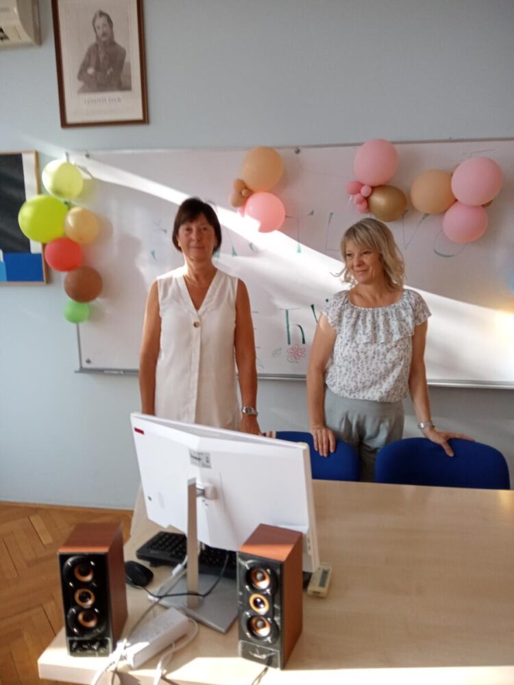 Triedne pani učiteľky Anna Privizerová a Svetlana Vučinićová