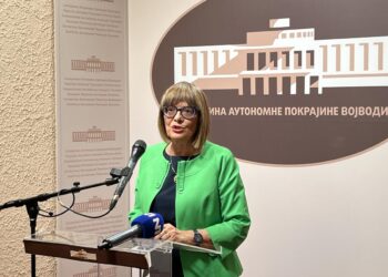 Maja Gojkovićová, predsedníčka Pokrajinskej vlády