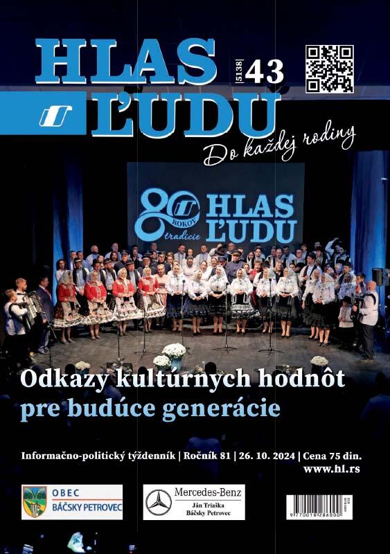 Čislo 43/2024 Hlas Ludu