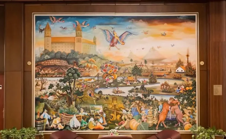 Foto: Kovačické insitné umenie vystavené na veľvyslanectve SR v Belehrade