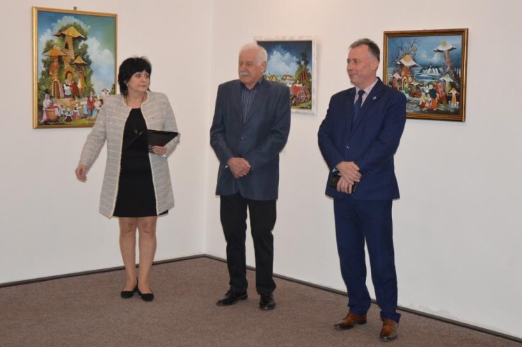 Zo slávnostného otvorenia výstavy Jána Glózika v Bardejove