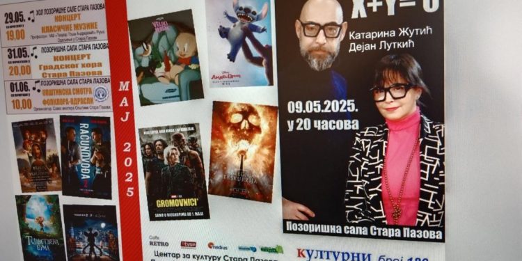 Kultúrny informátor na máj 2025 (foto: Stredisko pre kultúru Stará Pazova)