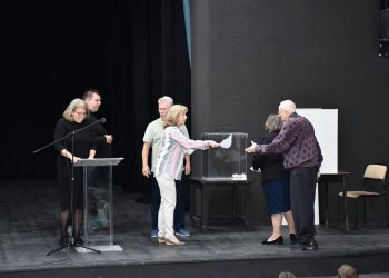 Záber z volieb