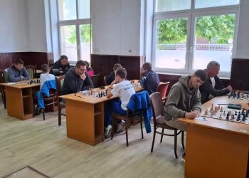 Zo šachovej súťaže v Báčskej Palanke (Foto: z archívu ŠK Kulpín)